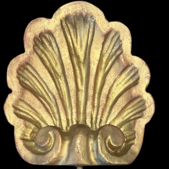 Vintage House Hollywood Regency Gold Tone Curtain Drapery Holds~Lot of 2 - Picture 6 of 10